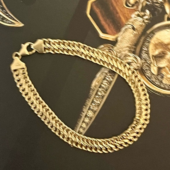 Beautiful 18k Yellow Gold Milor Double S Link
Chain Bracelet 7.25" - Picture 5 of 16